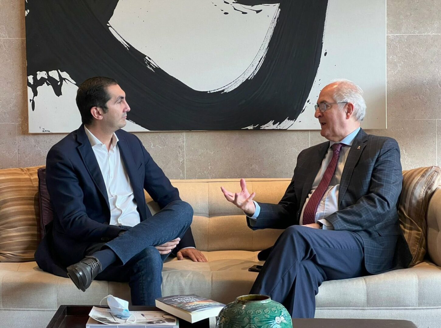 Causa común del líder venezolano Antonio Ledezma y David Barguil, candidato presidencial colombiano