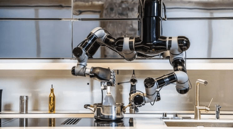Chef robot prepara más de 5 mil deliciosos platos