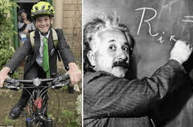 ¡Niño genio! Supera el coeficiente de Albert Einstein