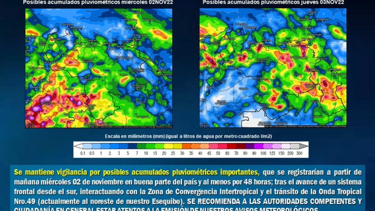 ¡FALTAN AL MENOS 20 MÁS! Onda tropical 49 traerá más lluvias Miranda, La Guaira y occidente