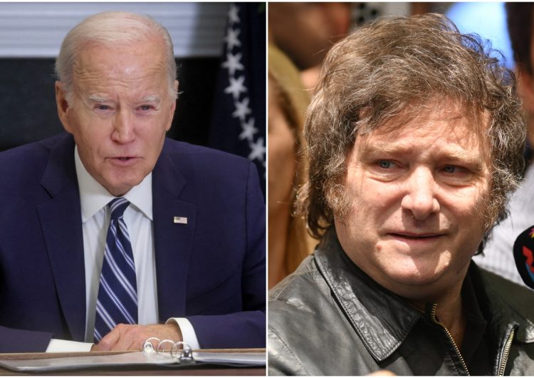 BIDEN FELICITÓ A MILEI, por su elección como presidente de Argentina