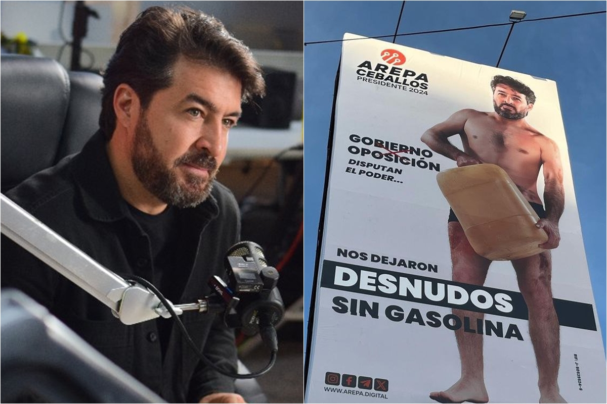 LA ÚLTIMA DE CEBALLOS: lanza polémica campaña para visibilizar que a los venezolanos los dejaron «desnudos» (+Video)