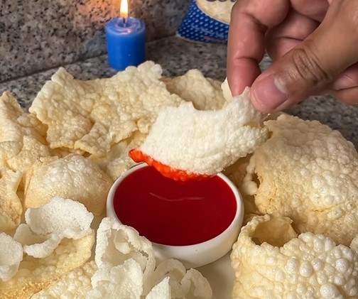 Chicharrón de arroz con tan solo 2 ingredientes (+ Video)