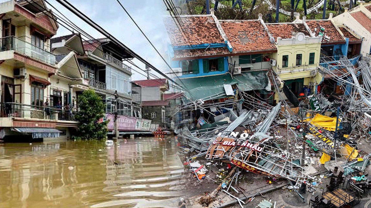 El tifón Yagi deja destrucción y más de 200 muertos tras su paso por el sureste de Asia